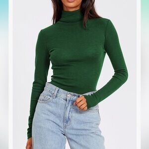 NWT Turtleneck Long Sleeve Shirts Basic Layering Slim Fit Thermal Underwear